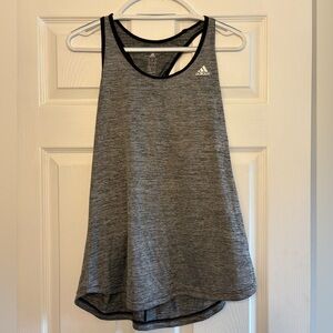 Adidas Women's Heathered Gray Tank Top